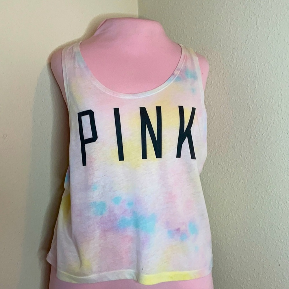 PINK Tie Dye Tank